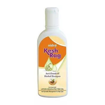 Кеш Раг: травяной шампунь против перхоти (200 мл), Kesh Rag Anti Dandruff Herbal Shampoo, произв. Nidco