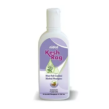 Кеш Раг: травяной шампунь против выпадения волос (200 мл), Kesh Rag Hair Fall Control Herbal Shampoo, произв. Nidco