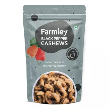 Кешью с Черным перцем (160 г), Black Pepper Cashews, произв. Farmley