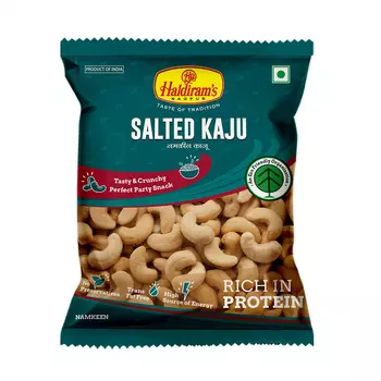 Кешью соленый (40 г), Salted Kaju, произв. Haldiram's