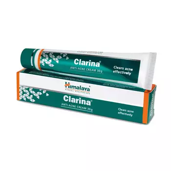 Кларина: крем от прыщей и угревой сыпи (30 г), Anti-Acne Cream Clarina, произв. Himalaya