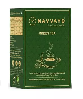 Классический Зеленый чай (100 г), Green Tea, произв. Navvayd