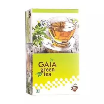 Классический Зеленый чай (25 пак, 2 г), Green Tea, произв. Gaia