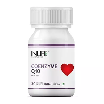 Коэнзим Q10 (30 таб, 100 мг), Coenzyme Q10, произв. INLIFE