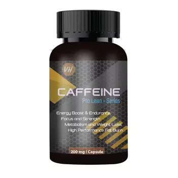 Кофеин (100 кап, 200 мг), Caffeine Pro Lean - Series, произв. Vitamin Haat
