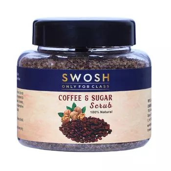 Кофейно-сахарный скраб (115 г), Coffee and Sugar Scrub, произв. Swosh