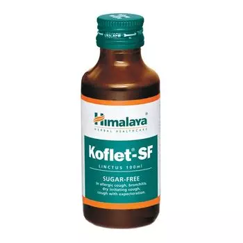 Кофлет-СФ (100 мл), Koflet-SF Sugar Free, произв. Himalaya