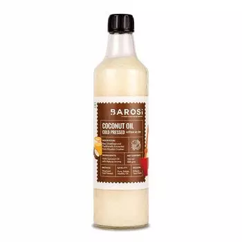 Кокосовое масло холодного отжима (750 мл), Cold Pressed Coconut Oil, произв. Barosi