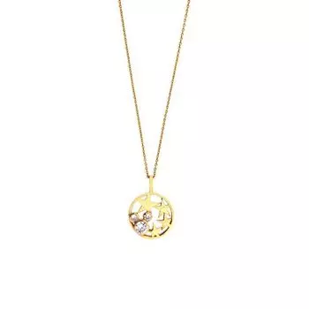 Колье желтое Дисней Микки Маус со звездами, Necklace Yellow Disney Mickey Mouse with Stars, произв. MYINDIA