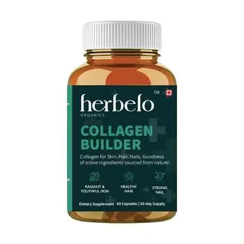 Коллаген (60 кап, 800 мг), Collagen Builder, произв. Herbelo Organics