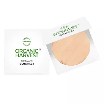 Компактная пудра: оттенок Натуральный (9 г), Soft Matte Compact Natural, произв. Organic Harvest