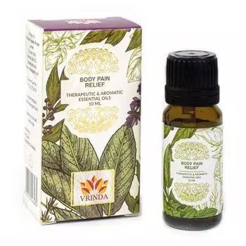 Комплекс эфирных масел (10 мл), Body Pain Relief Essential Oil, произв. Vrindaam