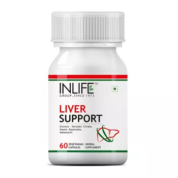 Комплекс трав для печени (60 кап), Liver Support, произв. INLIFE