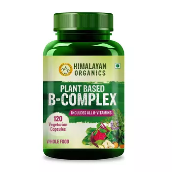Комплекс витаминов группы В (120 кап), Organic B-Complex Vitamins, произв. Himalayan Organics