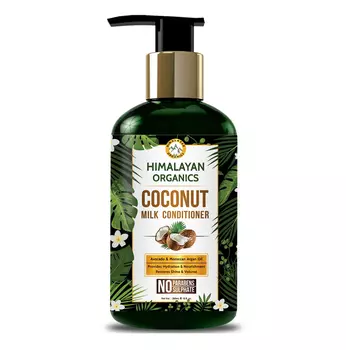 Кондиционер для волос с Кокосовым молоком (300 мл), Coconut Milk Conditioner, произв. Himalayan Organics