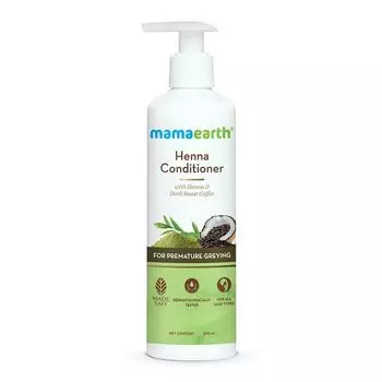 Кондиционер с Хной: против ранней седины (250 мл), Henna Conditioner for Premature Greying, произв. Mamaearth