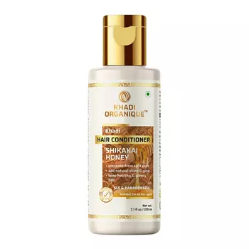 Кондиционер с Шикакаем и Медом (210 мл), Hair Conditioner Shikakai Honey, произв. Khadi Organique