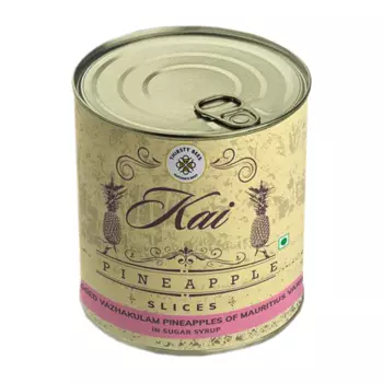 Консервированный ананас в сахарном сиропе (425 г), Canned Pineapple In Sugar Syrup, произв. Kai