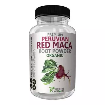Корень Перуанской красной Маки (100 г), Premium Peruvian Red Maca Root Powder, произв. Heilen Biopharm