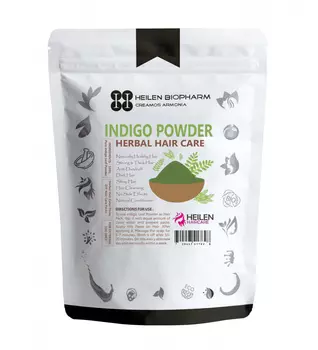 Косметический порошок Индиго: краситель для волос (100 г), Indigo Powder, произв. Heilen Biopharm