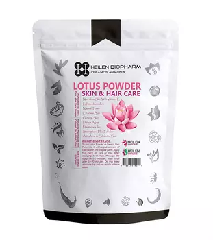 Косметический порошок лепестков Лотоса (100 г), Lotus Powder, произв. Heilen Biopharm