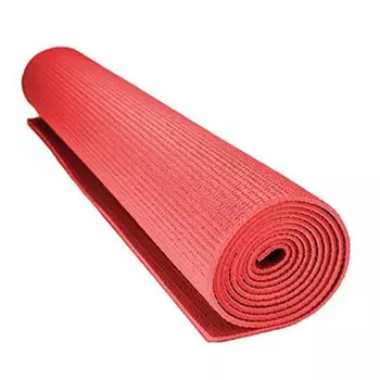 Коврик для йоги красный, Red Yoga Mat, произв. MYINDIA