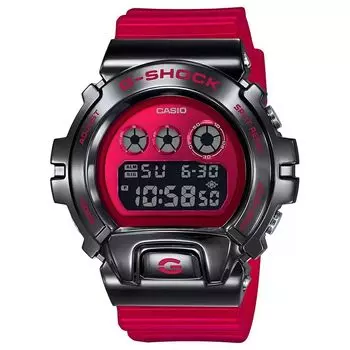 Красные цифровые мужские часы, Red Digital Men's Watch, произв. Casio