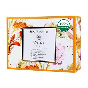 Красный чай Ройбуш (18 пак, 2 г), Rooibos Red Tea, произв. Tea Treasure