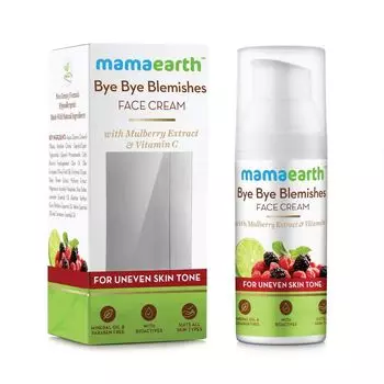 Крем для лица от пигментных пятен (30 мл), Bye Bye Blemishes Face Cream, произв. Mamaearth