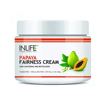 Крем с Папайей: осветление и восстановление (100 г), Papaya Fairness Cream, произв. INLIFE