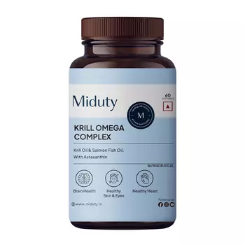Криль Омега Комплекс (60 кап), Krill Omega Complex, произв. Miduty
