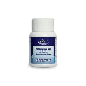Кримикутхар Раса (60 таб), Krumikuthar Rasa, произв. Dhootapapeshwar
