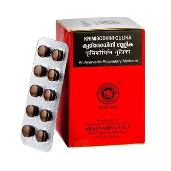 Кримишодхини Гулика (100 таб), Krimisodhini Gulika, произв. Kottakkal Ayurveda