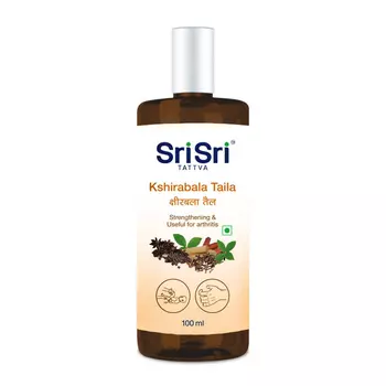 Кширабала Тайла (100 мл), Kshirabala Taila, произв. Sri Sri Tattva