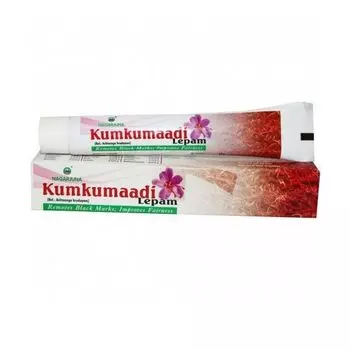 Кумкумади Лепам: восстанавливающий крем для лица (10 г), Kumkumadi Lepam, произв. Nagarjuna