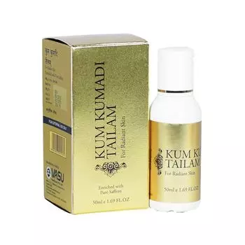 Кумкумади Тайлам: омолаживающее масло (50 мл), Kumkumadi Tailam, произв. VASU