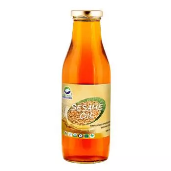 Кунжутное масло холодного отжима (500 мл), Sesame Oil, произв. Organic Wellness