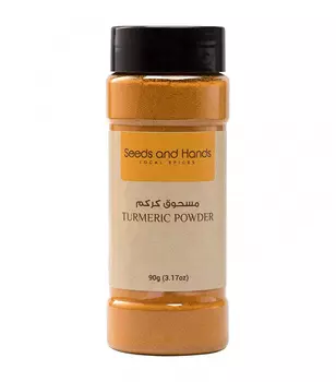 Куркума молотая (90 г), Turmeric Powder, произв. Seeds and Hands