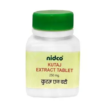 Кутадж Экстракт (60 таб, 250 мг), Kutaj Extract, произв. Nidco