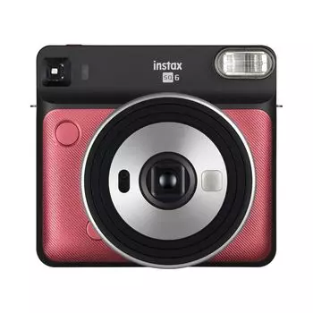 Квадратная камера: цвет Рубиново-красный, Instax Square SQ6 Ruby Red, произв. Instax