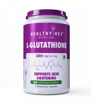 Л-Глутатион (60 кап, 300 мг), L-Glutathione, произв. HealthyHey