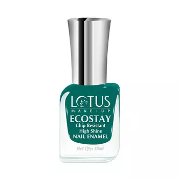 Лак для ногтей Нефритово-зеленый (10 мл), Ecostay High Shine Nail Enamel Jade Green, произв. Lotus Herbals