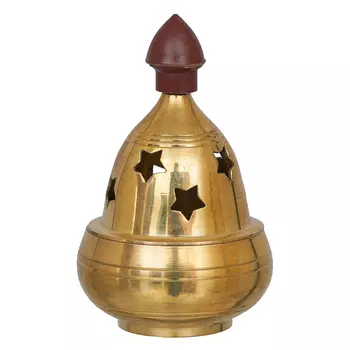 Лампа Аканд Дия, Golden Traditional Akhand Brass Diya, произв. eCraftIndia