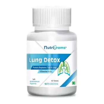 Ланг Детокс (60 таб, 500 мг), Lung Detox, произв. Nutrigrams