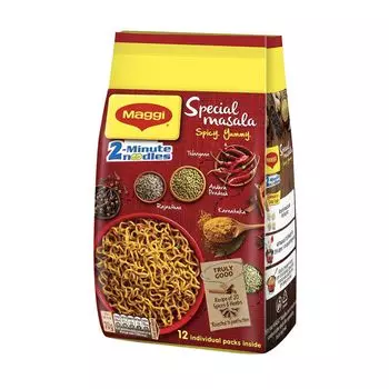 Лапша быстрого приготовления с Масала (12 шт х 70 г), Special Masala Instant Noodles, произв. Maggi