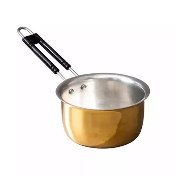Латунная кастрюля с ручкой из ПВХ (2 л), Brass Saucepan with PVC Handle, произв. P-TAL