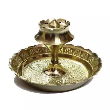 Латунная подставка для благовоний, Brass Incense Holder, произв. Fresh Yard