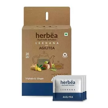 Лехана: чай для контроля веса (20 пак, 1,5 г), Lekhana Agilitea, произв. Herba