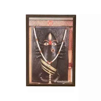 Линга Бхайрави в рамке черная (6 x 4 дюйма), Linga Bhairavi Black with Frame, произв. Isha Life