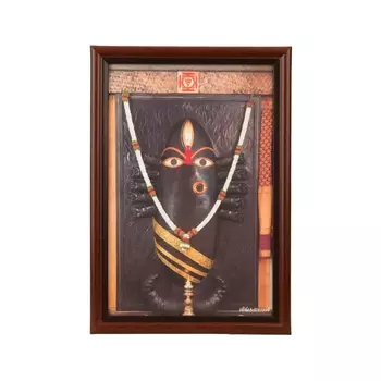 Линга Бхайрави в рамке черная (6 x 8 дюймов), Linga Bhairavi Black with Frame, произв. Isha Life